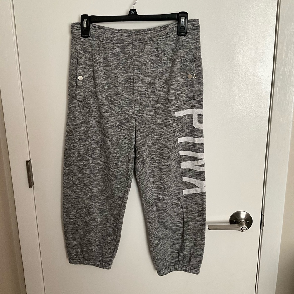 PINK Victoria's Secret Gray Capri Bottoms